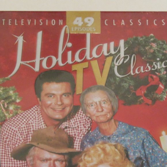 Christmas Holiday TV Show Classics 4 DVDs 49 Episodes Virtual Fireplace Sealed - Picture 2 of 6